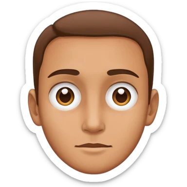 Large forehand  sticker