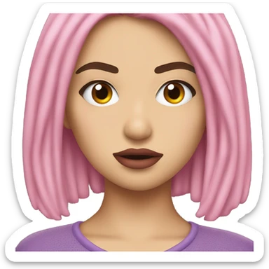 Charli xcx brat themed emoji sticker