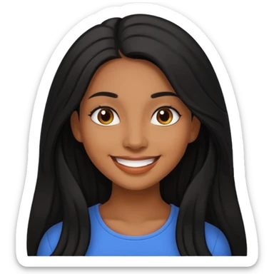 Mujer morena guapa sticker