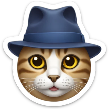 cat-with-hat sticker