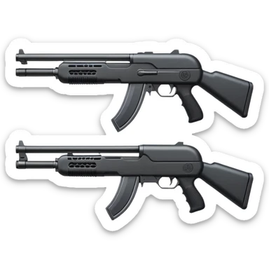 AA12 auto shotgun sticker