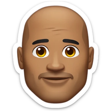 Dwayne Johnson being lgbt sticker