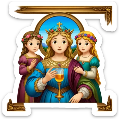 Renaissance painting
 sticker