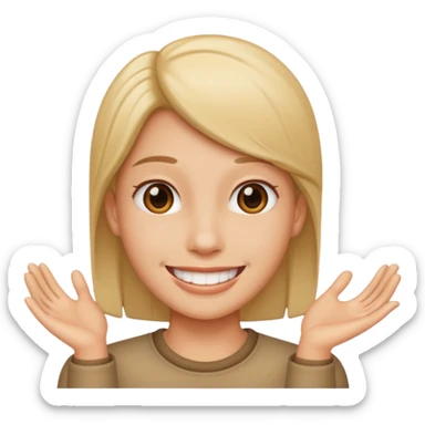 ☺️ with a longer smile sticker