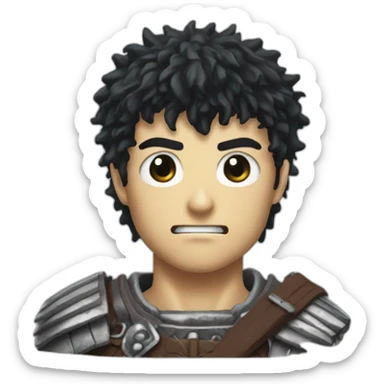 Guts from berserk sticker