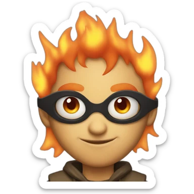 Fire eyes  sticker
