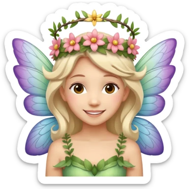féé souriante sticker