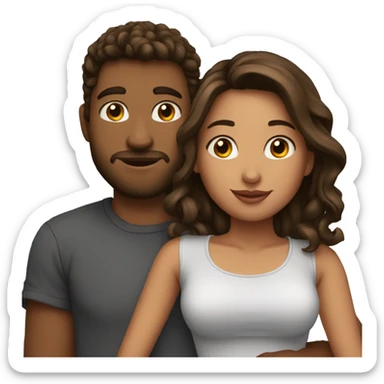 Boyfriend girlfriend sticker