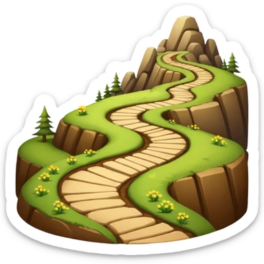 Hiking trail sticker