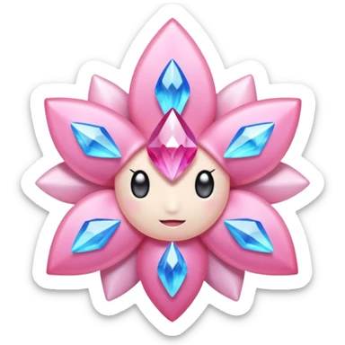 Diancie-Aurorus-aesthetic-fusion sticker