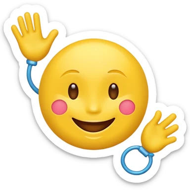 An 😂 with ❤️ in one emoji sticker