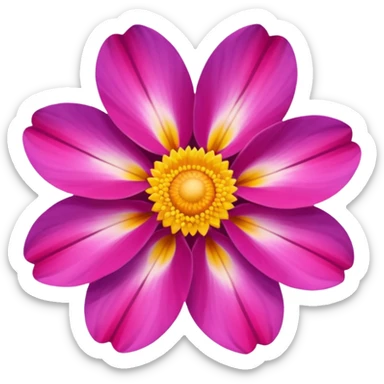 Make an astetic flower sticker