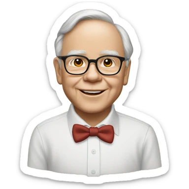 Warren Buffett childhood sticker