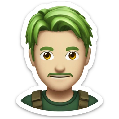 resident evil green herb sticker