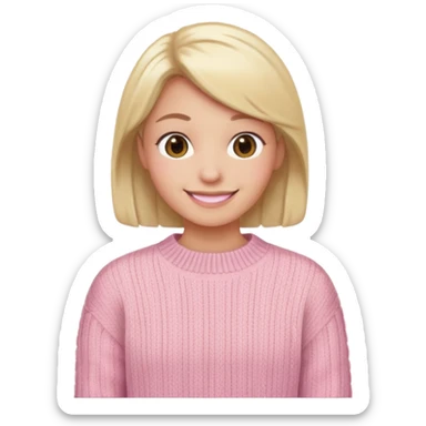 Make me a preppy aesthetic sticker