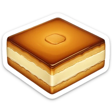 caramel slice sticker
