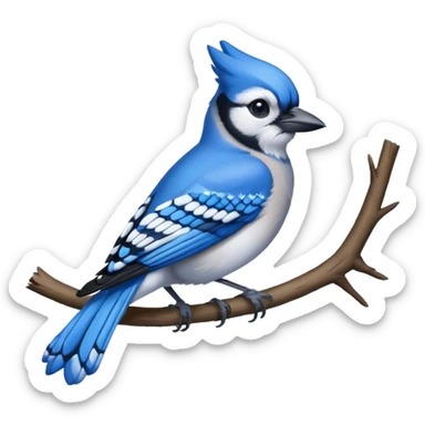 Blue Jay Bird sticker