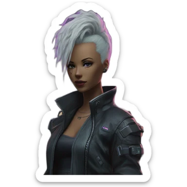 Night city cyberpunk 2077 sticker