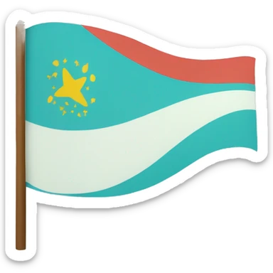 The Tatar flag sticker