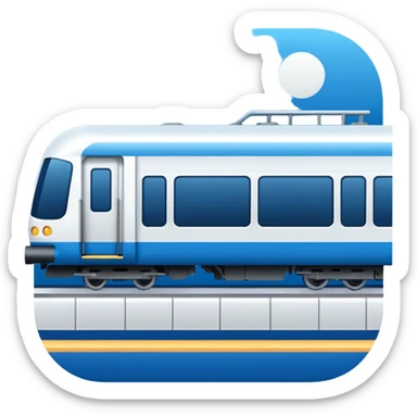 train station icon sticker