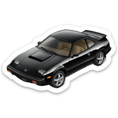 Toyota celica negro sticker