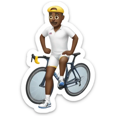 PAPI COUREUR BLANC  sticker