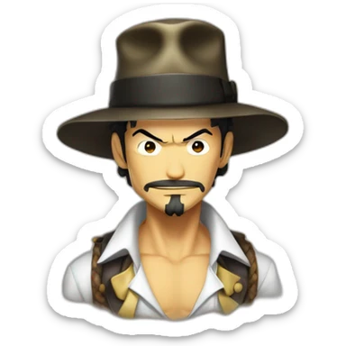 borsalino kizaru from one piece sticker