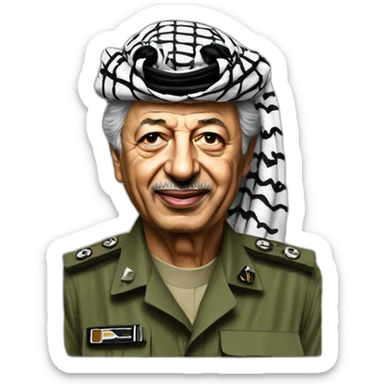 Yasser Arafat sticker