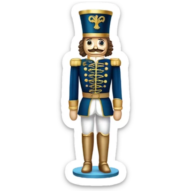 christmas nutcracker full body sticker
