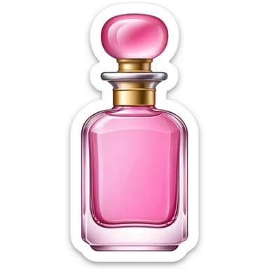 Esthetic pink perfume  sticker
