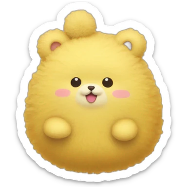 Pom Pom purin sticker