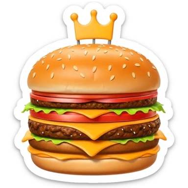 Voiture burger sticker