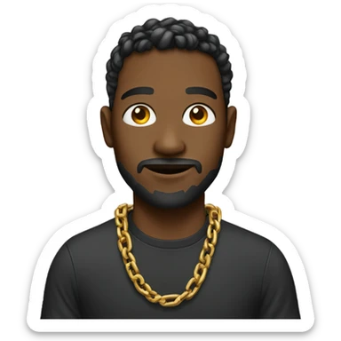 Dude wearing a chain sticker