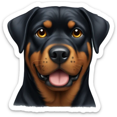 rottweiler dog sticker