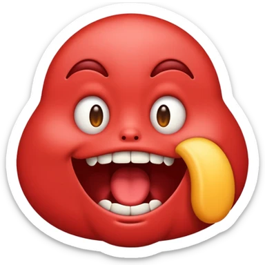 Make a burping imojie sticker