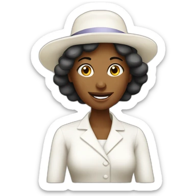 French woman on a gluten free diet sticker