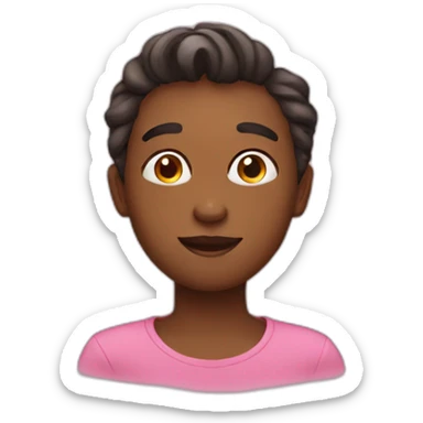 Feminine boy sticker