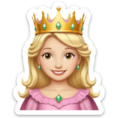 Let’s make a Glinda emoji from wicked. sticker