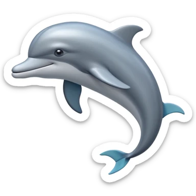dolphin 3d sticker