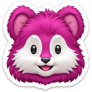 Emoji of labubu sticker