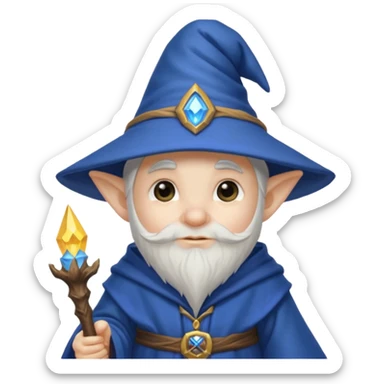 Male Gnome Mage Blizzard World of Warcraft  sticker