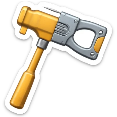 hammer with a screwdriver sticker