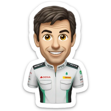 Toto Wolff sticker
