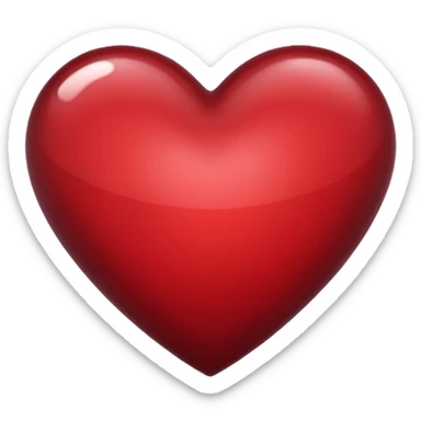 Heart bordeaux  sticker