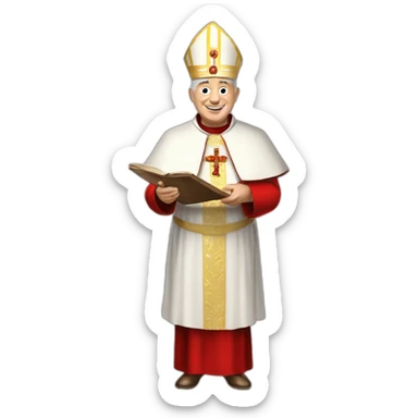 Le pape en short sticker