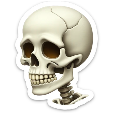 The skeleton appears sticker