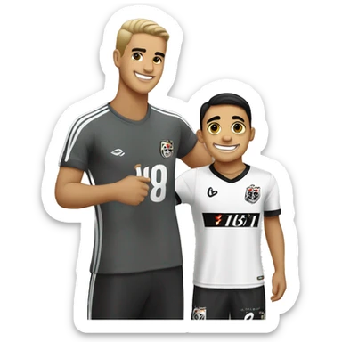 Menino com a camisa do Corinthians  sticker