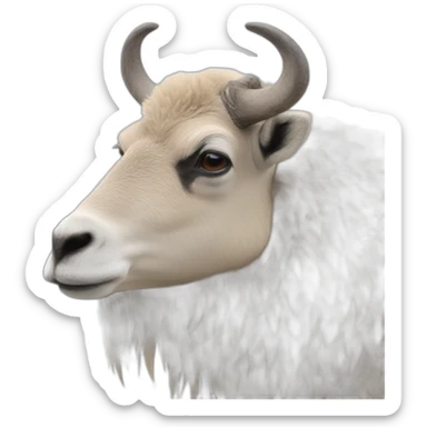 Chameau en antarctique sticker