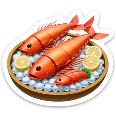 japanese seafood  sticker