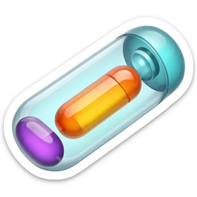 pill capsule sticker